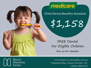 Child Dental Benefit Schedule Graphic | Mount Waverley